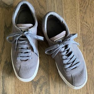 SUPERGA | Unisex gray suede sneakers for boys or girls. In great condition.